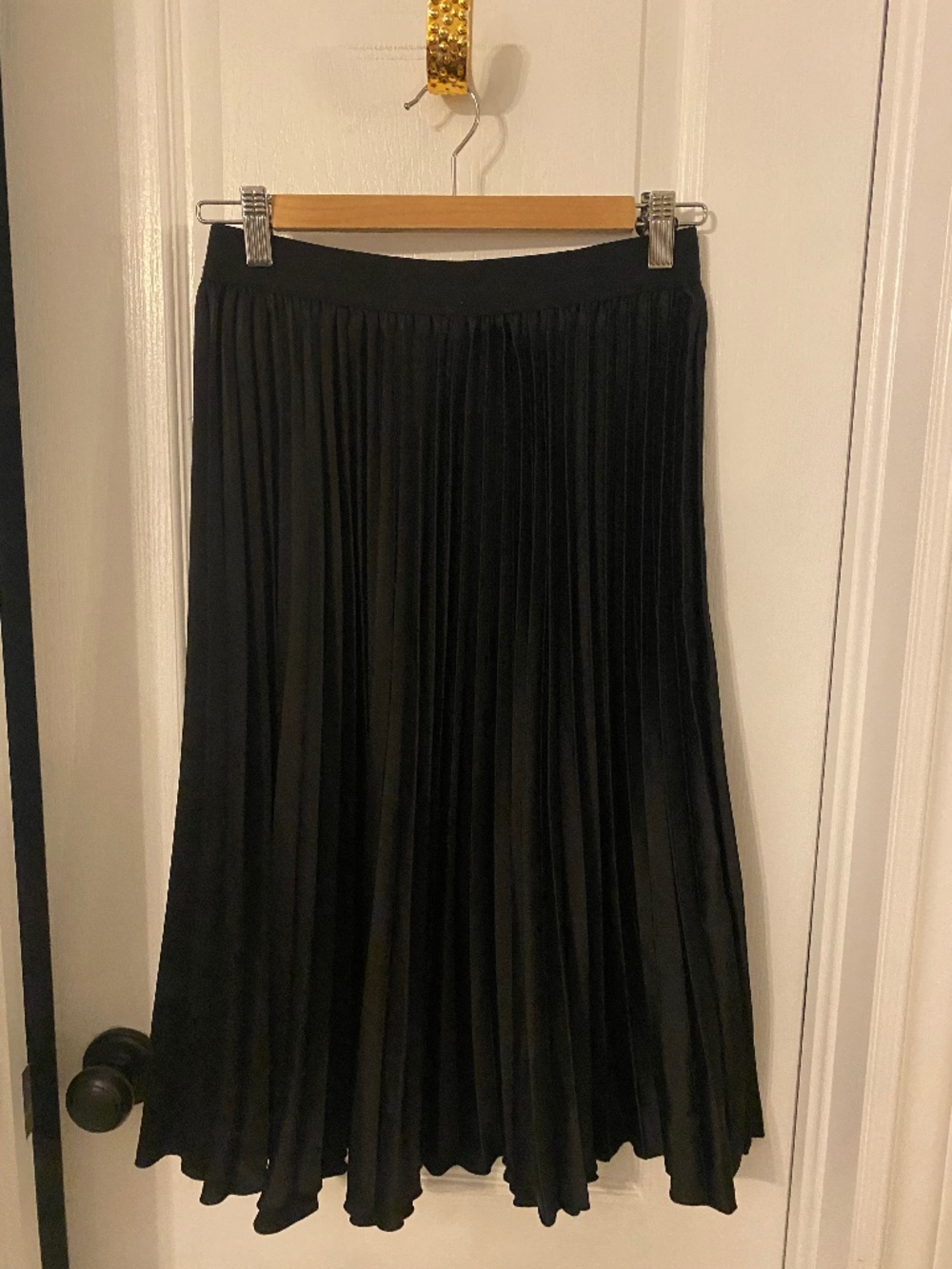 Pleated Midi Skirt